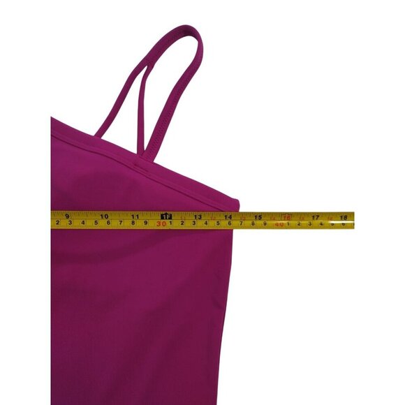 One-Shoulder Fuchsia Tank Top With Double Strap Design By All In Motion XL Size - Picture 7 of 8